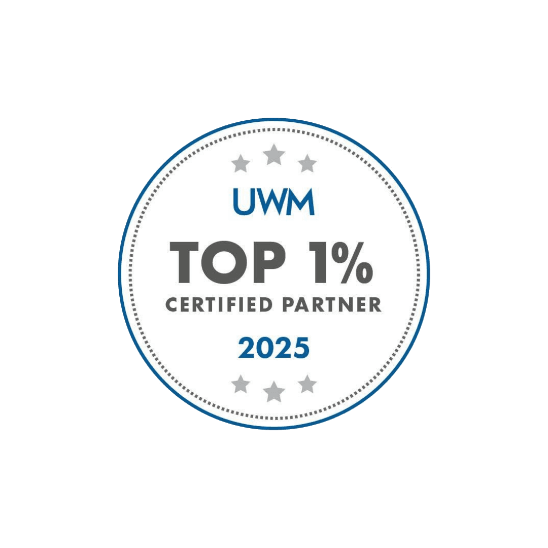 UWM Top 1% Certified Partner, 2025
